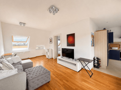 Wohnzimmer - 2 Zimmer Etagenwohnung zur Miete in Leipzig