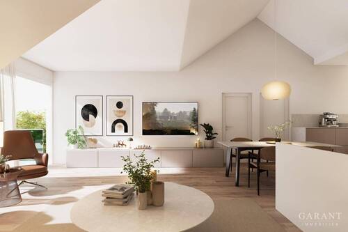 Einrichtungsvorschlag Wohn-Esszimmer Küche - 3 Zimmer Etagenwohnung zum Kaufen in Ettlingen