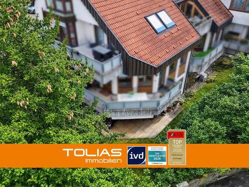 Titelbild - Galgenberg, Garten, Gestaltungsspielraum - 3-Zimmer-Wohnung mit Südterrasse in Waiblingen!