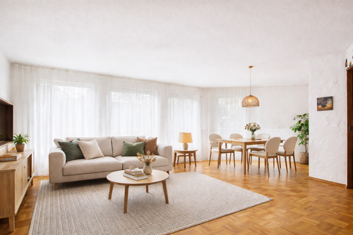 Wohnzimmer - Einrichtungsvorschlag - Etagenwohnung mit 81,30 m&sup2; in Waiblingen zum Kaufen