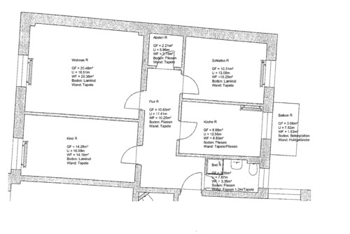 Kurt-Hein-Straße 21, WE 2.OG rehts.png - 3 Zimmer Etagenwohnung zur Miete in Meißen