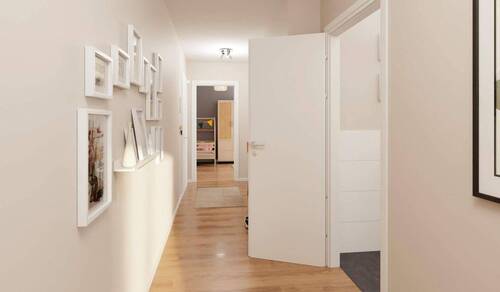 Heller Flur - Etagenwohnung mit 98,00 m&sup2; in Berlin zum Kaufen