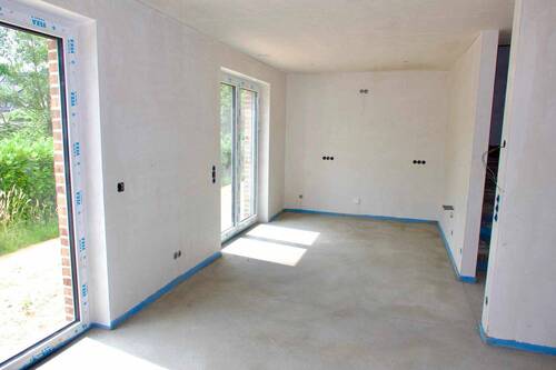 So sieht es aus (Fertigstellung Herbst 2025)! - 4 Zimmer Doppelhaushälfte in Stade
