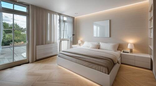 1.OG Schlafzimmer (Beispielhafte Darstellung KI-bearbeitet) - 