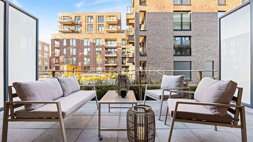 Terrasse - 2 Zimmer Etagenwohnung zum Kaufen in Hamburg