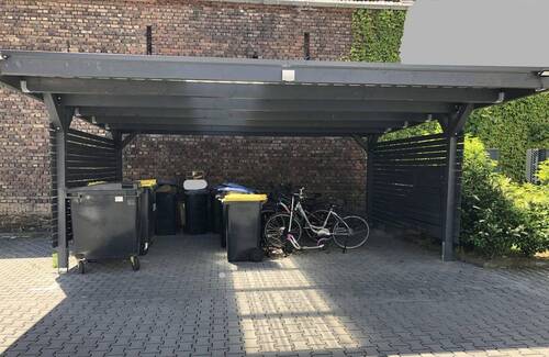 Fahrrad- und Mülltonnenplatz - 2 Zimmer Etagenwohnung in Bad Bodendorf