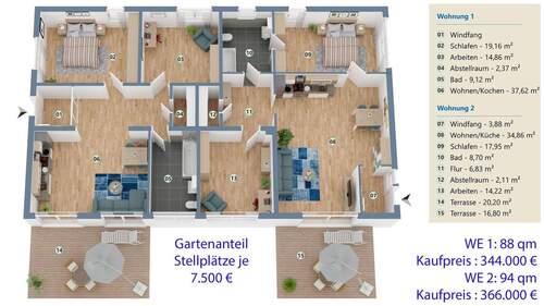 Erdgeschoss.jpg - Etagenwohnung in Altenberge zum Kaufen