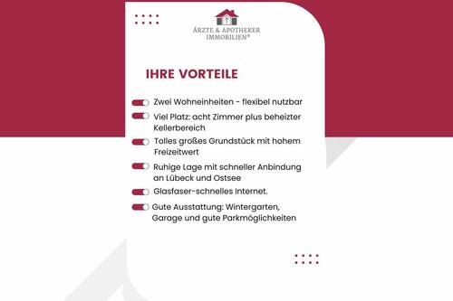 Ihre Vorteile! - 8 Zimmer Mehrfamilienhaus, Wohnhaus zum Kaufen in Sereetz