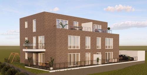 Südwestansicht - Etagenwohnung in Altenberge