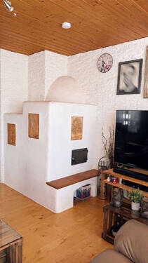 Grundofen im Wohnzimmer - 