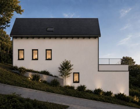 Seitenansicht - 5 Zimmer Doppelhaushälfte in Würzburg