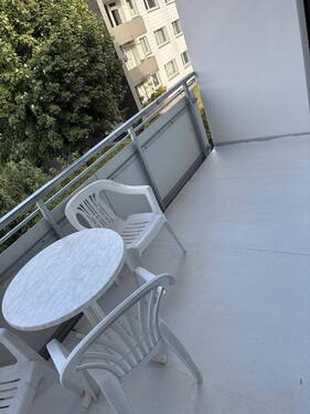 Balkon vom Wohnzimmer - Etagenwohnung mit 65,00 m² in Bad Salzuflen zur Miete
