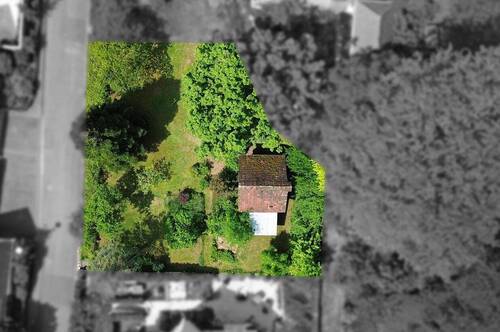 Drohne Draufsicht - Grundstück in Heroldsberg