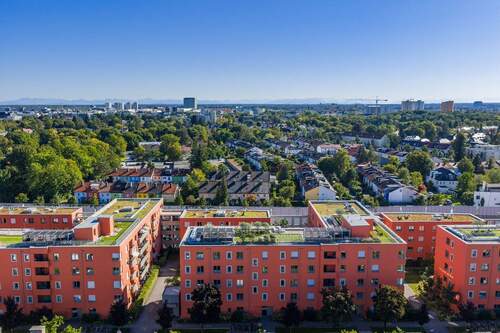 Objektansicht - Stilvolles Wohnen - barrierefreie 2-Zimmer Erdgeschosswohnung mit Terrasse und Dachgarten in München Sendling - Westpark