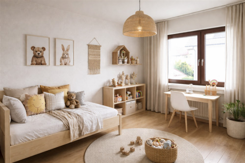 Kinderzimer 1 - virtually staged - 