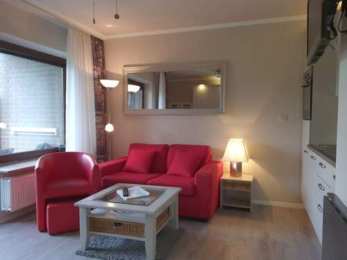 Wohnbereich - 1 Zimmer Etagenwohnung zum Kaufen in Friedrichskoog