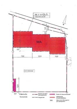 Evtl. mit 6 Reihenhäusern bebaubar - 