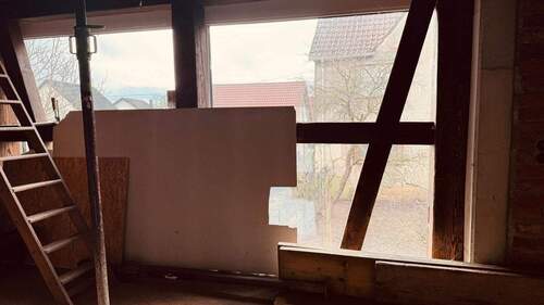 Große Verglasung in Scheune oben - 