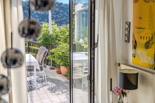 Kaminzimmer Balkontür - 