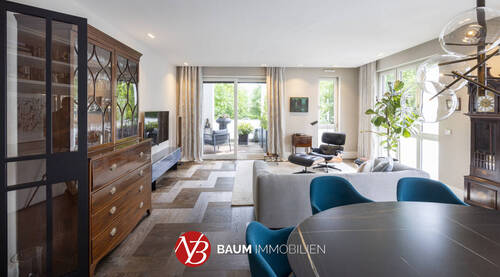 Titelbild - Luxuriös ausgestattete 3-Zi.-Wohnung mit Balkon in beliebter Lage von Krefeld!