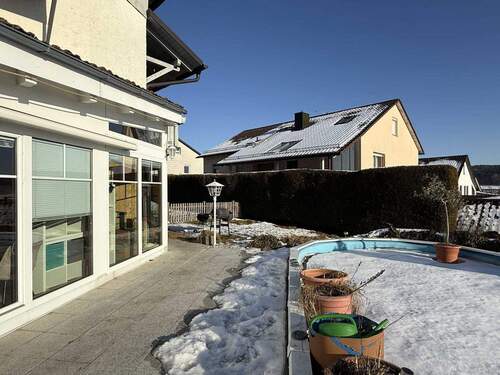 Terrasse Wohnung EG - Winter - 