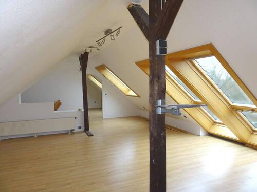 Wohnbereich im Spitzboden - 