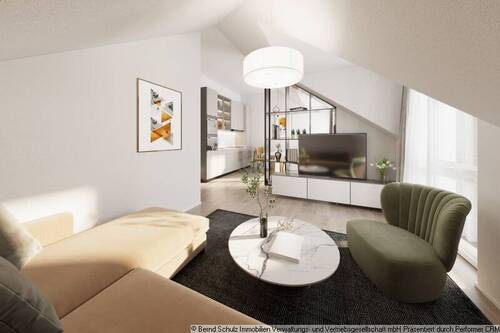 W11 Wohnzimmer - 2 Zimmer Etagenwohnung zum Kaufen in Halstenbek