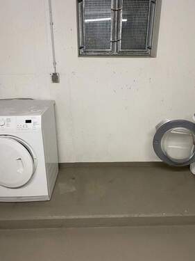 Platz für Trockner - 