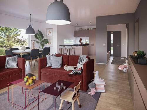 Beispiel Wohnküche - 