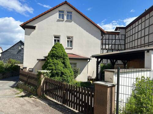 Seitenansicht - 4 Zimmer Einfamilienhaus zum Kaufen in Saalfeld