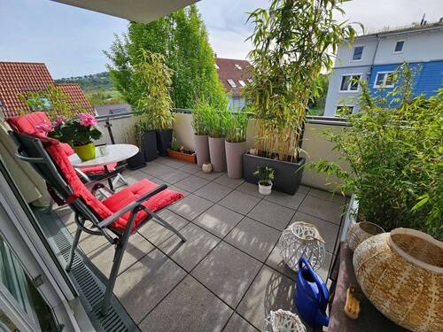 Balkon.jpg - 3 Zimmer Etagenwohnung zum Kaufen in Leonberg