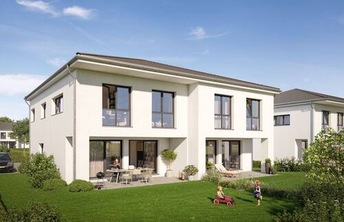 Typ4_Garten - 5 Zimmer Doppelhaushälfte zum Kaufen in Beelitz