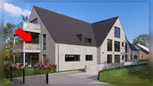 Vorderansicht - Einfahrt Tiefgarage - 3 Zimmer Etagenwohnung in Borken