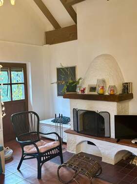 offener Kamin.jpeg - Etagenwohnung mit 88,80 m² in Bernried zur Miete