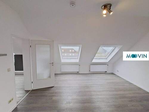 Ansicht III: Wohn- und Schlafzimmer - Etagenwohnung mit 41,10 m&sup2; in Paderborn zur Miete