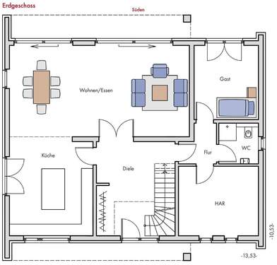 EG_Wannsee.jpg - 6 Zimmer Einfamilienhaus zum Kaufen in Berlin