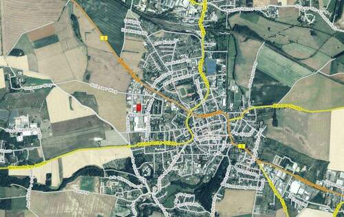 Luftbild - Grundstück in Oschatz