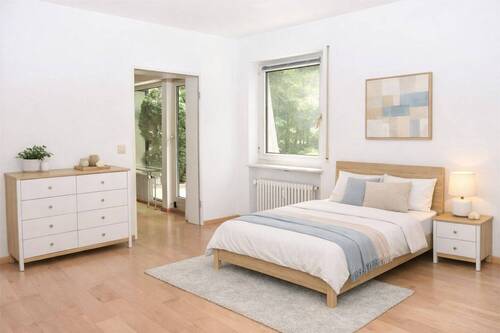 Schlafzimmer - 3 Zimmer Etagenwohnung in München