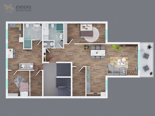 1. OG - Etagenwohnung mit 49,90 m² in Trier zum Kaufen