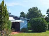 Gartenansicht mit Anbau - 