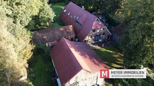 Wohnhaus und Remise - Mehrfamilienhaus, Wohnhaus mit 349,00 m&sup2; in Ovelgönne / Salzendeich zum Kaufen