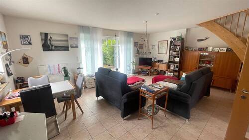 Wohnzimmer - 3 Zimmer Doppelhaushälfte zum Kaufen in Prerow