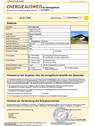 Energieausweis - 