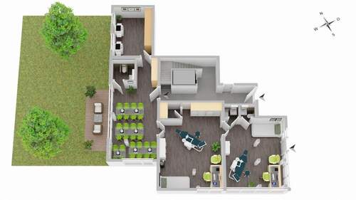 Visualisierung Gewerbefläche - 