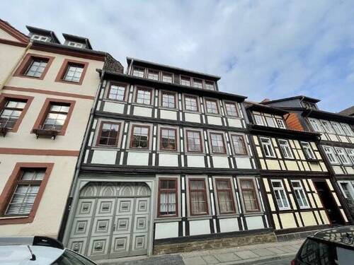 Straßenansicht - Denkmalgeschütztes Fachwerkhaus im Zentrum von Wernigerode