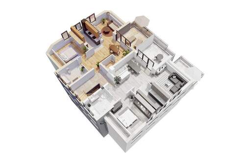 DG Wohnung links 2 - Etagenwohnung mit 77,60 m&sup2; in Althütte / Sechselberg zum Kaufen