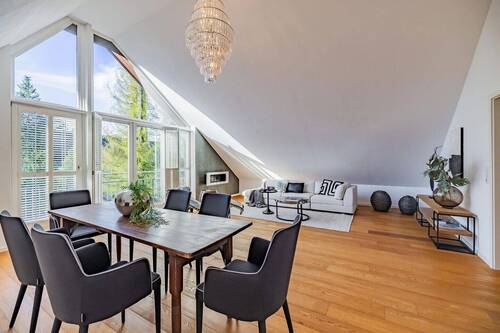 Wohnzimmer - Etagenwohnung mit 109,00 m² in Hamburg zum Kaufen