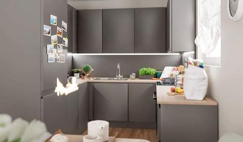 In der Küche bereiten Sie köstliche Mahlzeiten vor - 6 Zimmer Doppelhaushälfte in Schönwalde-Glien