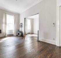 MORGENS MAINLUFT, ABENDS SKYLINE - Moderne 3-Zimmer-Wohnung in Toplage Frankfurt-Süd - Frankfurt am Main Sachsenhausen