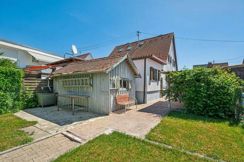 Ansicht Garten - 4 Zimmer Doppelhaushälfte zum Kaufen in Ingolstadt